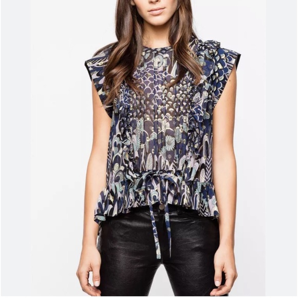 Zadig& Voltaire Toundra lurex top, size S - Picture 1 of 9